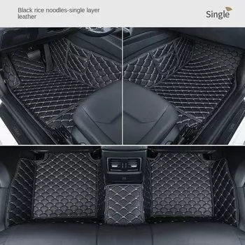 Из искусственной кожи индивидуальные автомобильные коврики для Hyundai Tucson 2019-2023 Creta ix25 2020-2023, интерьерный ковер, аксессуары для интерьера