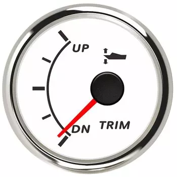 Изготовленный на заказ 0-190 Ом UP-DN прибор для обрезки лодки для внутреннего подвесного двигателя 52 мм морской отделки индикатор наклона красная подсветка 12 В/24 В