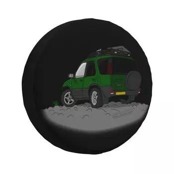 Изготовленный на заказ чехол для запасного колеса Overland CRV для Honda CRV 4WD 4x4, защита колеса автомобиля прицепа 14 дюймов, 15 дюймов, 16 дюймов, 17 дюймов