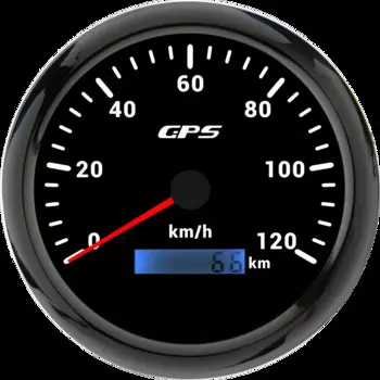 Изготовленный на заказ водонепроницаемый 110 мм GPS-спидометр, 7 цветов, 60/80/120/200 км/ч, 120 миль в час, автомобильный измеритель скорости для моторной лодки с GPS-антенной