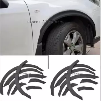 Изготовлено из подлинного АБС-пластика для Subaru Forester 2013, 2014, 2015, 2016, 2017, колесные накладки для бровей, круглые дуговые крылья