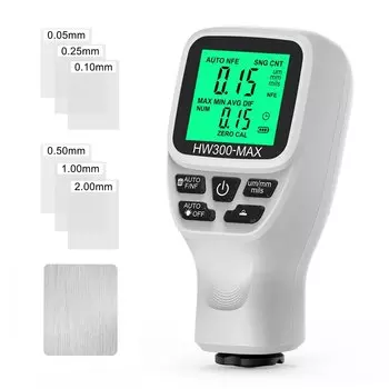 Измеритель толщины лакокрасочного покрытия Gaqqee HW-300MAX