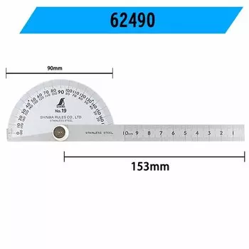 Измеритель угла SHINWA, Пингвин, нержавеющая сталь, высокоточная Деревообработка