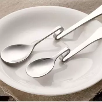 Изогнутая чайная ложка Coolcells из нержавеющей стали