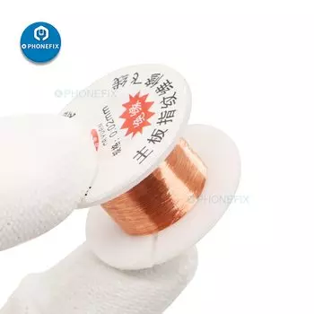 Изолированный Магнитный соединительный провод 0,01 мм, 0,02 мм, медный соединительный провод для пайки для iPhone, материнской платы, печатной платы, сварочный инструмент для ремонта материнской платы