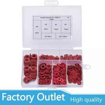 Изоляционные шайбы Keepheart красные M2 M2.5 M3 M4 M5 M6 M8