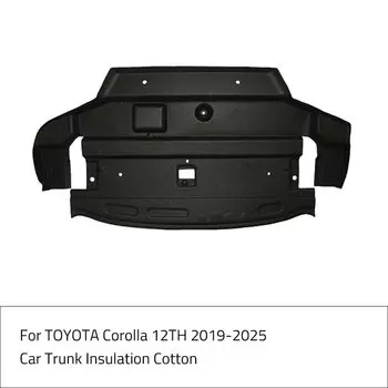 Изоляция багажника автомобиля, хлопковый звукоизоляционный ковер, липкий коврик, автомобильный Стайлинг для Toyota Corolla 2019 2020 2021 2022 2023 2024 E210 12th