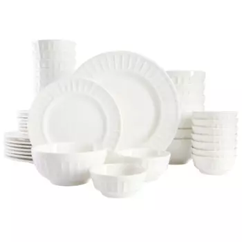 Изящный обеденный набор фарфоровой посуды из 40 предметов