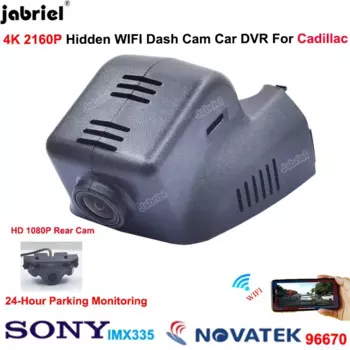 Jabriel для Cadillac XTS ATS ATSL 2013-2015 2016 2017 2018 2019 4K видеорегистратор передняя и задняя камера Wi-Fi автомобильный видеорегистратор видеорегистратор