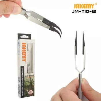 JAKEMY Прецизионный пинцет из нержавеющей стали