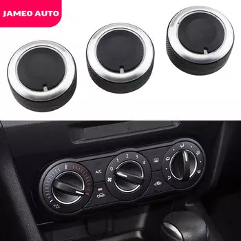Jameo авто 3 шт./компл. Кондиционер AC Ручка тепла Управление кнопка включения для Mazda 3 BL 2010 2011 2012 2013 автомобильные аксессуары