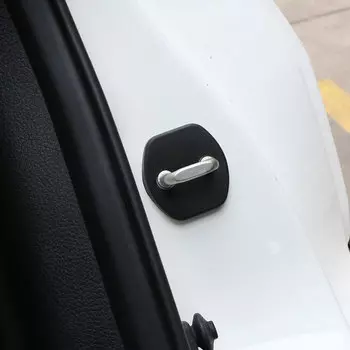 Jameo Авто 4 шт./компл. ABS автомобильный Внутренний дверной замок крышка для Nissan X-trail T32 Qashqai J11 Murano Sunny Tiida Licina Teana запчасти