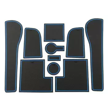 Jameo Авто дверные пазы коврики для Volkswagen VW Golf 7 7,5 MK7 mk7,5 2013 - 2020 двери слот для ворот Pad чашки коврик аксессуары