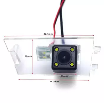 JanDeNing HD CCD автомобиль заднего вида Парковка/OEM номерной знак светильник камера с 4 Светодиодный светильник s для Jeep Компас/Патриот/Liberty