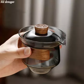 Стеклянный чайный сервиз Gaiwan OIMG