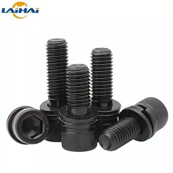 JARBLUE Болты с шестигранной головкой M3 M4 M5 M6 M8 M10 M12 сталь 12.9