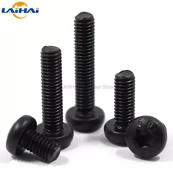 JARBLUE черные шестилобые винты из нержавеющей стали M2-M6