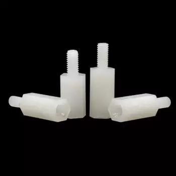 JARBLUE Нейлоновые шестигранные стойки M3 M4 белые 50 шт