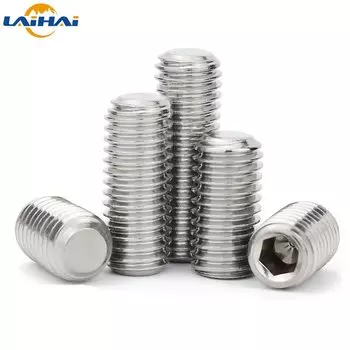 JARBLUE Нержавеющие шестигранные винты DIN916 M1.6 M2 M2.5 M3 M4 M5 M6 M8 M10 M12