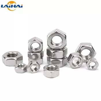 JARBLUE Шестигранные гайки DIN934 из нержавеющей стали M1-M24