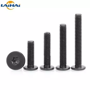 10/ 50 шт. M2 M2.5 M3 M4 M5 M6 оцинкованная 304 нержавеющая сталь см Шесть Лоб Torx ультратонкий супер низкий плоский болт с головкой