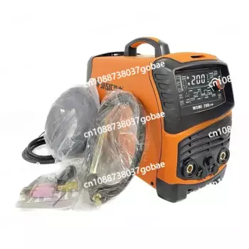 Jasic Ac220v с воздушным охлаждением WSME-200 TIG-200P IGBT цифровой инвертор переменного тока импульсный аргон полностью автоматическая сварка