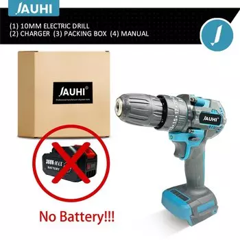 JAUHI Беспроводная аккумуляторная дрель 18В