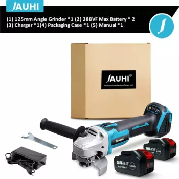 JAUHI Бесщеточная угловая шлифовальная машина 125 мм Makita 18В