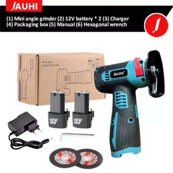 JAUHI мини угловая шлифовальная машина 12В