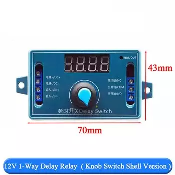 Javino 10A Adjustable Time Delay Relay Module