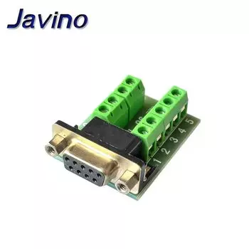 Javino D-Sub 9-контактные беспаечные разъемы DB9