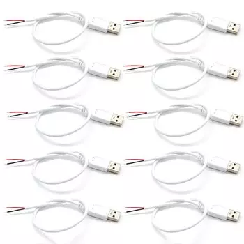 JCD USB 2.0 2 Pin Male Cable черный