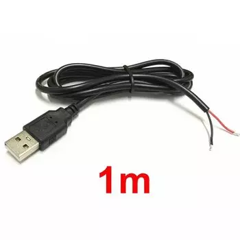 JCD USB 2P зарядный кабель черный 0.3м/1м/2м
