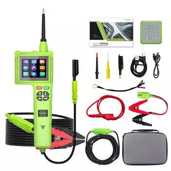 JDiag P200 Pro автомобильный тестер цепей 12 В 24 В комплект зондов питания автомобильный тестер реле сопротивления напряжению диагностический инструмент