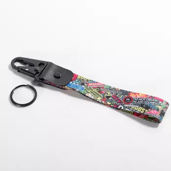 JDM автомобильный брелок, нейлоновый брелок для автомобиля, мотоцикла, граффити, брелок для ключей, брелок для ключей