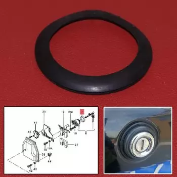 JEAZEA 161827527 уплотнительное резиновое кольцо крышки багажника для VW Scirocco 2 Jetta MK1 Golf Polo Santana Quantum Vanagon