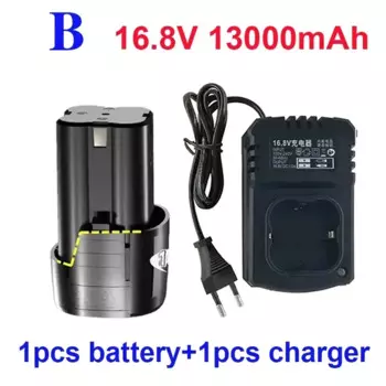 Jedila 16.8V A B шуруповерт 13000mAh