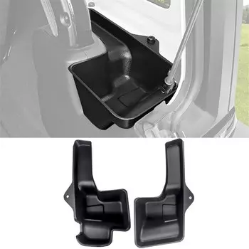 Jeep Wrangler JL JLU Sahara Rubicon 4 Двери 2018-2023 Автомобильный Органайзер Для Хранения В Багажнике Черный ABS Интерьерны...