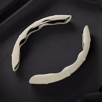 Экокожа для Mercedes Benz amg, нескользящая впитывающая пот замшевая накладка на руль, аксессуары