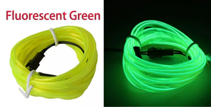 Экологическая среда автомобиля El Wire LED USB Гибкие неоновые внутренние фонари в сборе RGB Light для украшения автомобиля Осветительные аксессуары