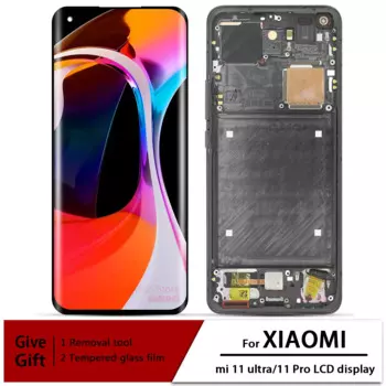Экран Super AMOLED для XIAOMI mi 11 ultra, сменная панель с дигитайзером для Xiaomi mi 11 Pro M2102K1C LCD