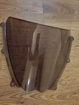 Экран ветрового стекла для мотоцикла с двойными пузырями для Suzuki 2007 2008 дюйма, цвет черный