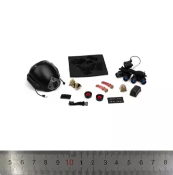 Экшн-фигурка датского солдата DSI Easy & Simple ES 1/6 S, мини-игрушка, модель черного шлема с 4 глазами, ночное видение, для экшн-камеры 12 дюймов, 26058