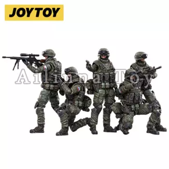 Экшн-фигурка JOYTOY 1/18 3,75 (5 шт./комплект), коллекционная военная модель российской военно-морской пехоты из аниме для подарка