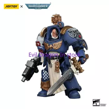 Экшн-фигурка JOYTOY 1/18, 40K, ультрамарин, капитан в Терминаторе, броня, Аниме Коллекция, военная модель