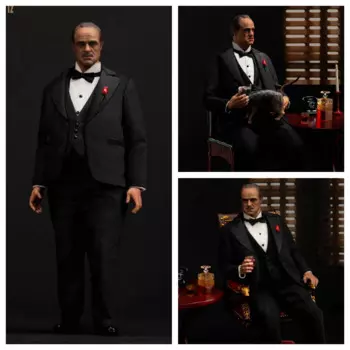 Экшн-фигурка в масштабе 1/12, кукла Марлон, брендо, Крестный отец, Вито корлеон, 6 дюймов, супер гибкие Коллекционные фигурки, модель солдата, игрушка