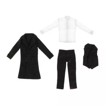 Экшн-фигурки 1:6, одежда, костюм, жилет, костюм для 12-дюймовых мужских фигурок