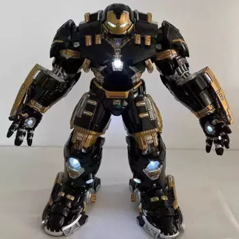 Экшн-фигурки Comicave Marvel «мстители», 28 см, Железный человек, Mk44, халкбастер, коллекция аниме, модель из сплава, игрушка для детей, подарок