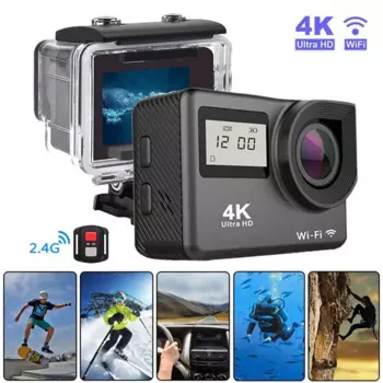Экшн-камера 12 МП Ultra HD 4K WiFi с дистанционным управлением спортивная видеозаписывающая камера DVR DV go профессиональная мини-камера для дайвинга