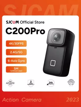 Экшн-камера SJCAM C200 Pro 4K, 5 м, водонепроницаемая